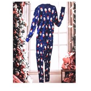Kids Santa Claus Print Pajama Set - Holiday Sleepwear